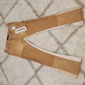 NWT - New With Tags- Mens Valabasas Kick Flare Denim Jeans Size 36